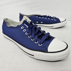 Classic Blue Canvas Sneakers